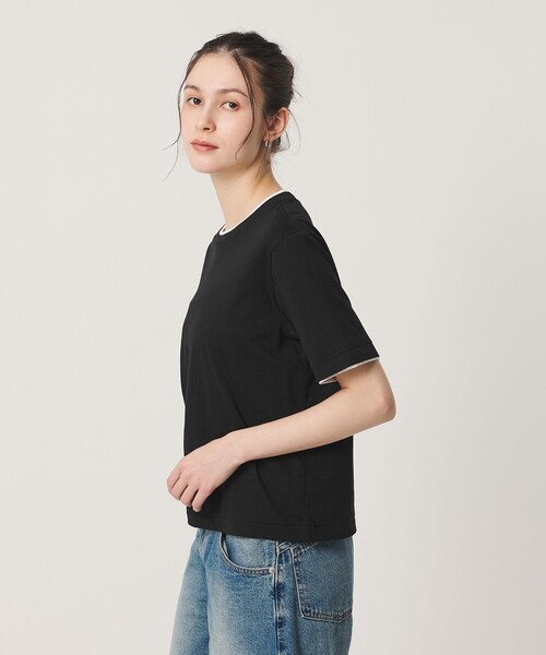 BEAUTY&amp;YOUTH UNITED ARROWS麻コットン クルーネック BEAUTY＆YOUTH UNITED ARROWS tシャツ 麻コットン レイヤード クルー