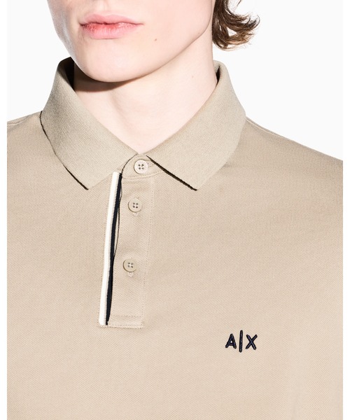 ポロシャツ 「A|X アルマーニ エクスチェンジ」AXロゴ 半袖ポロシャツ/REGULAR（EC限定カラー含） メンズの画像