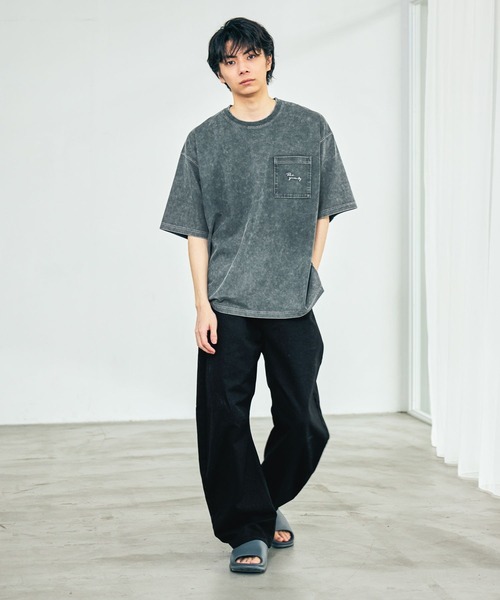 LAKOLE（ラコレ） ワイドパンツ パンツ カービングダックパンツ