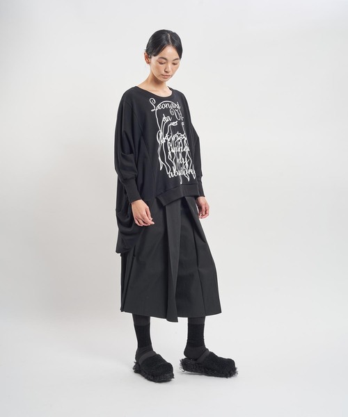 「gomme」 チノパンツ MEDIUM ブラック レディース_画像3