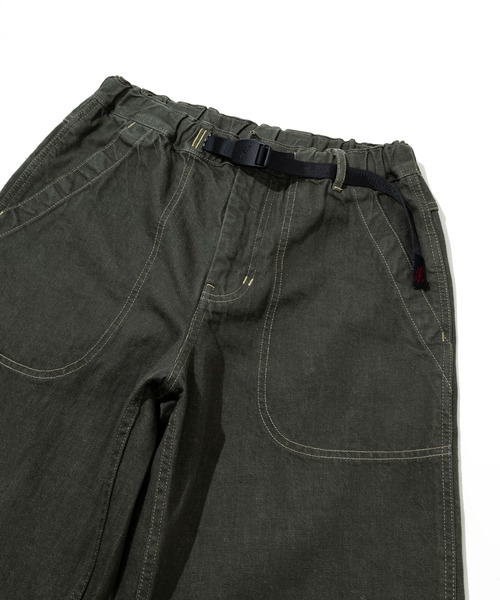 「Gramicci」 デニムパンツ LARGE モスグリーン メンズの画像