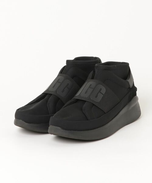 UGG ブラックハイカットスニーカー UGG Australia（アグオーストラリア） 「UGG」 ハイカットスニーカー