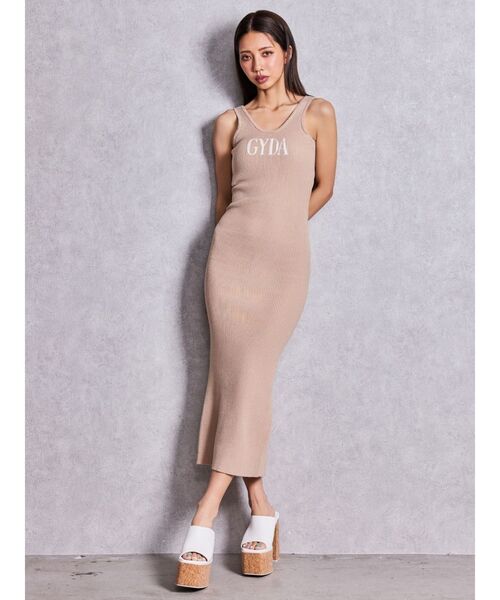 GYDA(ジェイダ) ワンピース 夏 GYDA jacquard longニットワンピース GYDA(ジェイダ) ワンピース 夏 GYDA jacquard longニットワンピース