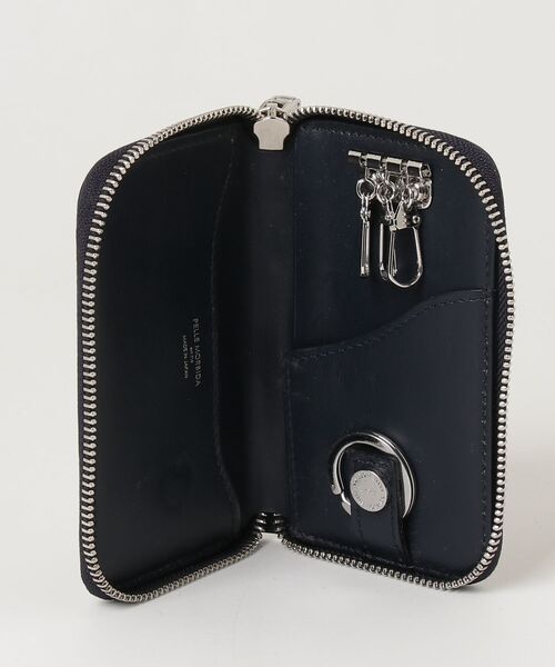 Pelle Morbida ネイビー レザー キーケース PELLE MORBIDA（ペッレ モルビダ） キーケース FREE ネイビー メンズ