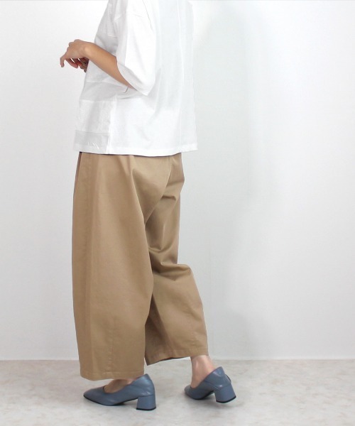 「SELECT LEVERY」 チノパンツ MEDIUM ブラック レディース_画像8