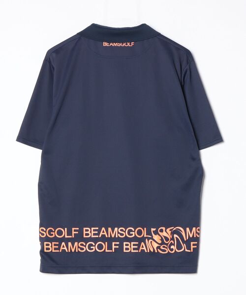 BEAMS GOLF（ビームス ゴルフ） 半袖ポロシャツ LARGE ネイビー メンズ