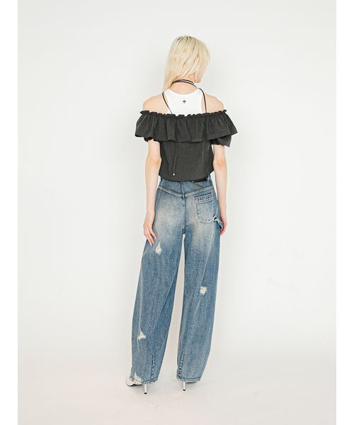 SORIN（ソリン） ブラウス シャツ 半袖 Off Shoulder Corset Blouse