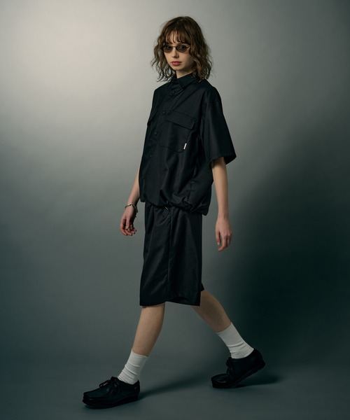 WETTEMPT ワイドパンツ ハーフパンツ パンツ 短パン FUNCTIONAL 1 TUCK