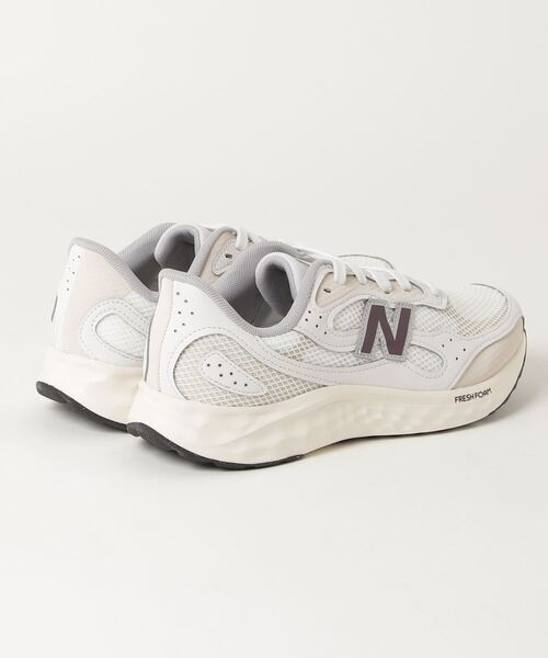 「New Balance」 ローカットスニーカー 26.0cm ホワイト×パープル メンズ_画像2