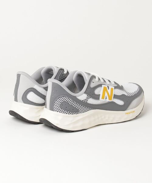 「New Balance」 ローカットスニーカー 26.0cm ホワイト×パープル メンズ_画像4