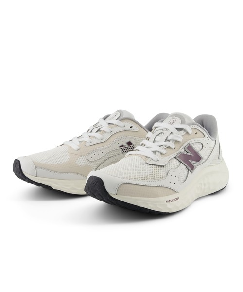 「New Balance」 ローカットスニーカー 26.0cm ホワイト×パープル メンズ_画像6
