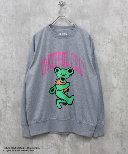 「Grateful Dead」 スウェットカットソー X-LARGE ネイビー メンズ_画像4