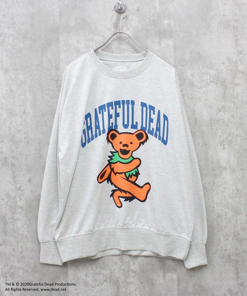「Grateful Dead」 スウェットカットソー X-LARGE ネイビー メンズ_画像7