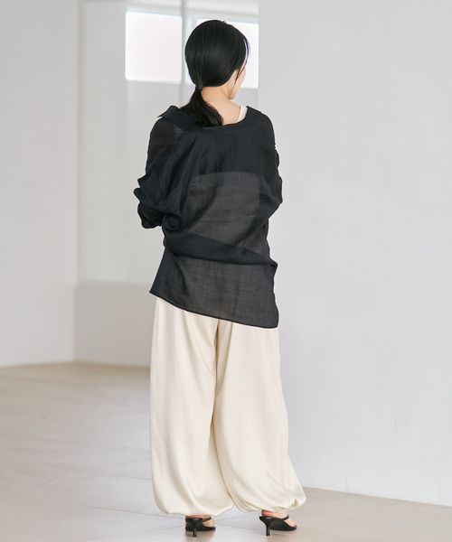 plage（プラージュ） ブラウス シャツ Sheer シャツジャケット