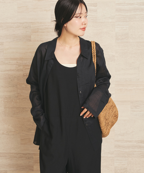 plage（プラージュ） ブラウス シャツ Sheer シャツジャケット