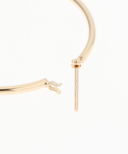 ピアス 1.5パイプ3.5cmルーフピアス K10（両耳） レディースの画像