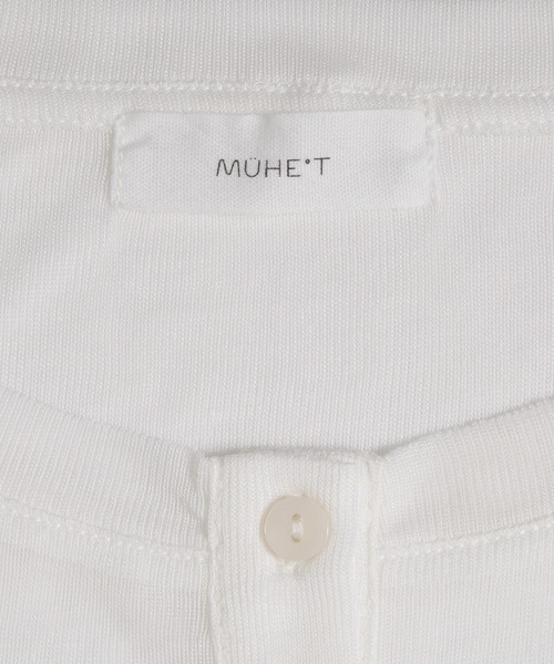 「MUHET」 長袖カットソー FREE 杢グレー レディース_画像2