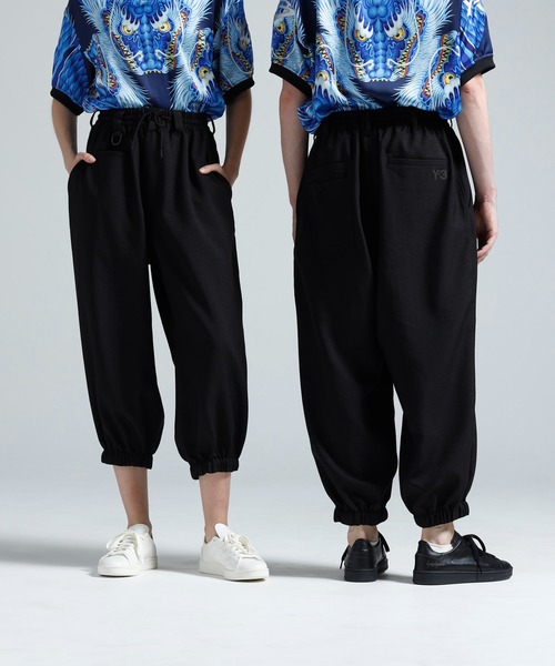 Y-3 パンツ SPORT UNIFORM CUFFED PANTS メンズ レディース : ZOZOTOWN