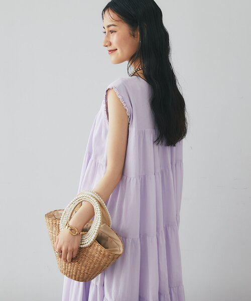 ☆完売☆La boutique BonBoノースリーブロングワンピース ピンク BIBIY