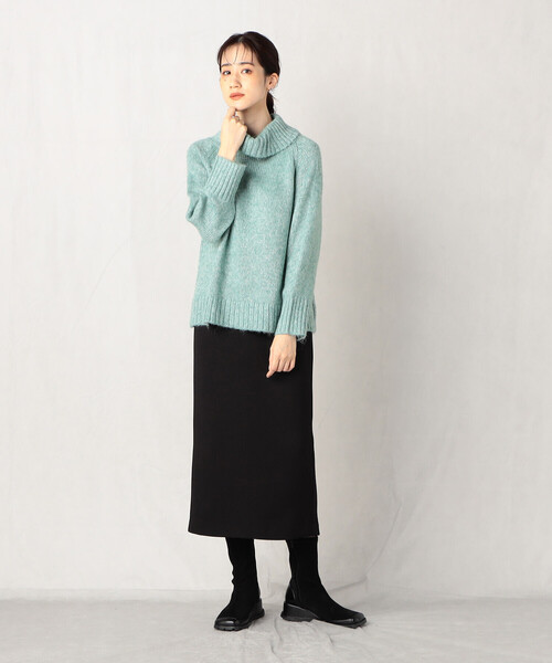 「Comme ca Mature」 ロングスカート LARGE モカ レディース_画像4