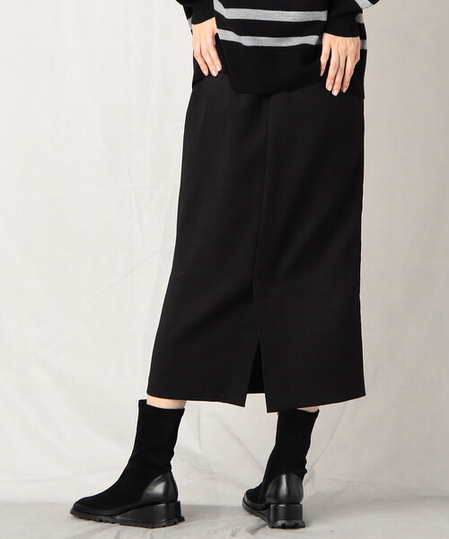 「Comme ca Mature」 ロングスカート LARGE モカ レディース_画像6