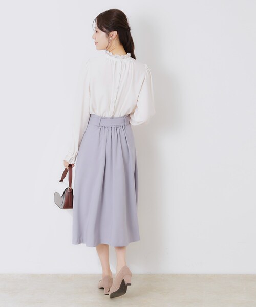 「couture brooch」 長袖ブラウス 38 ピンク レディース_画像4