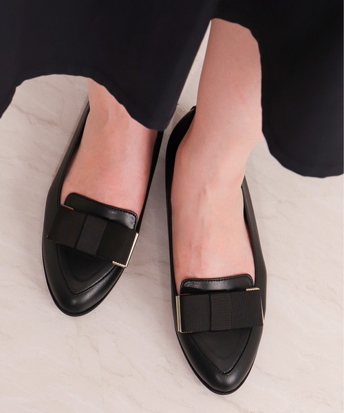 「artemis by DIANA」 フラットパンプス 24.5cm ブラック系その他2 レディース_画像6