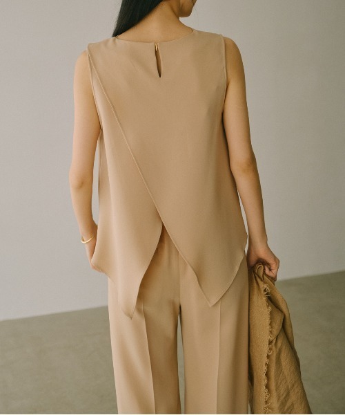 「anuans」 スラックス SMALL ブラック レディース_画像6