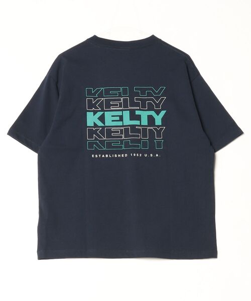 「KELTY」 半袖Tシャツ M ベージュ メンズ_画像4