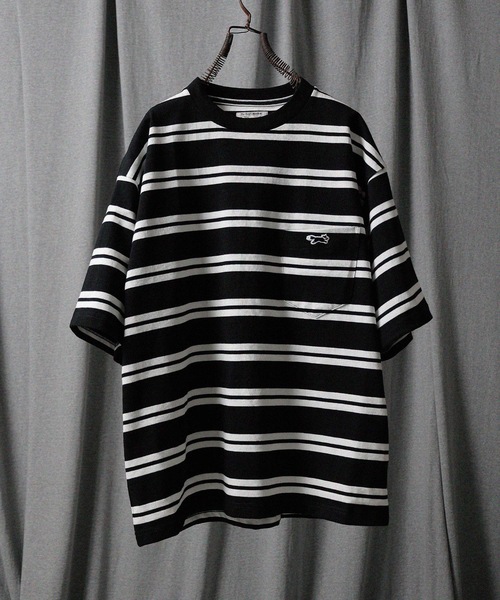 「n(n) BY NUMBER (N)INE」 半袖Tシャツ L ブラック メンズ_画像2