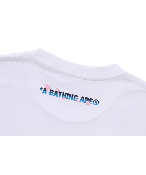 「A BATHING APE」 半袖Tシャツ - ホワイト メンズ_画像6