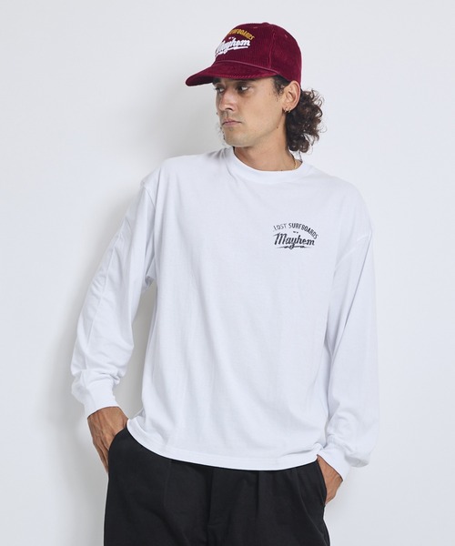 LOST（ロスト） tシャツ BUILDERS LS TEE ロンT LM6F-2206 メンズ