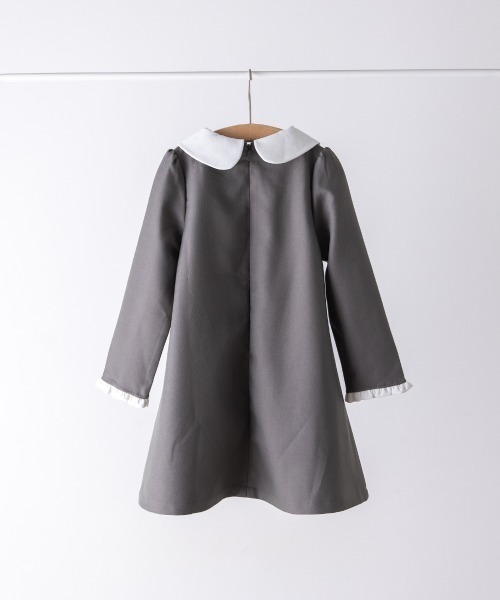 「riziere」 「KIDS」長袖ワンピース 100 ネイビー キッズ_画像9