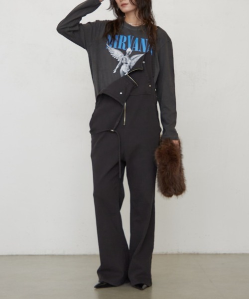 LOUNGEDRESS デニムオールインワン Loungedress（ラウンジドレス） オールインワン 「ZOZO限定/名品