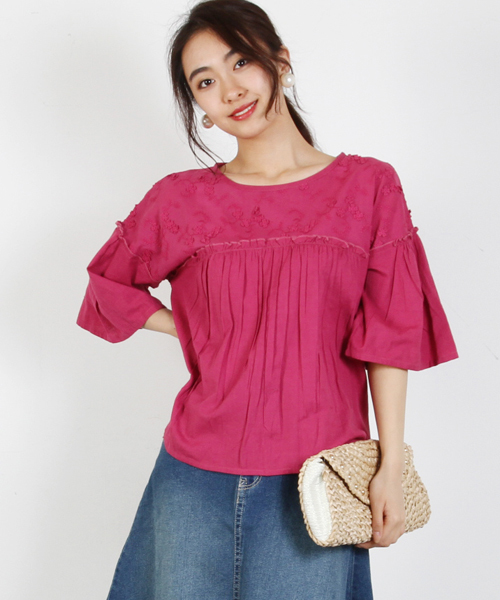 得価安い シャツ ブラウス 3D刺繍ブラウス ZOZOTOWN PayPayモール店 - 通販 - PayPayモール 超激安低価