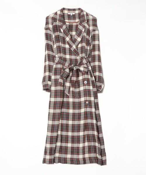 ドレス Big plaid dress