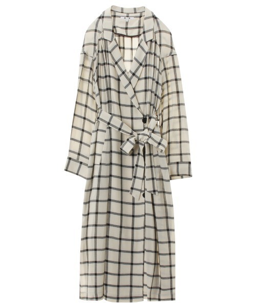 ドレス Big plaid dress_5