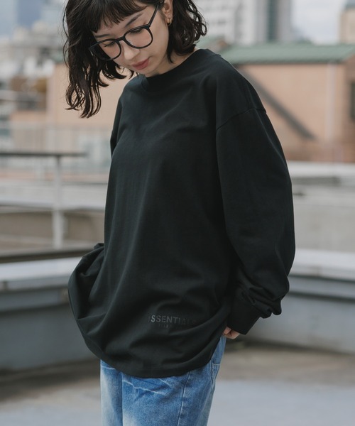ESSENTIALS エッセンシャルズ 長袖Tシャツ L ブラック FOG ESSENTIALS（エフオージーエッセンシャルズ） tシャツ FOG