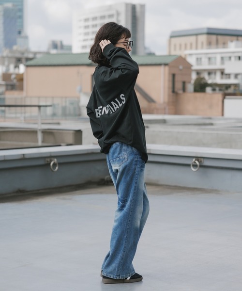 ESSENTIALS エッセンシャルズ 長袖Tシャツ L ブラック FOG ESSENTIALS（エフオージーエッセンシャルズ） tシャツ FOG