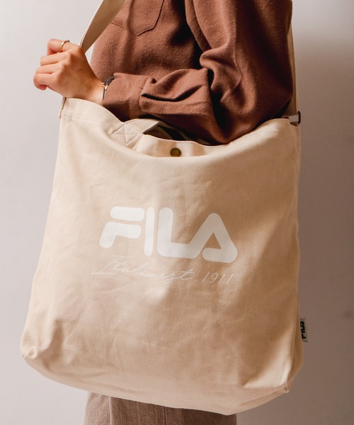 FILA（フィラ） トートバッグ スモーキー2WAYキャンバストート