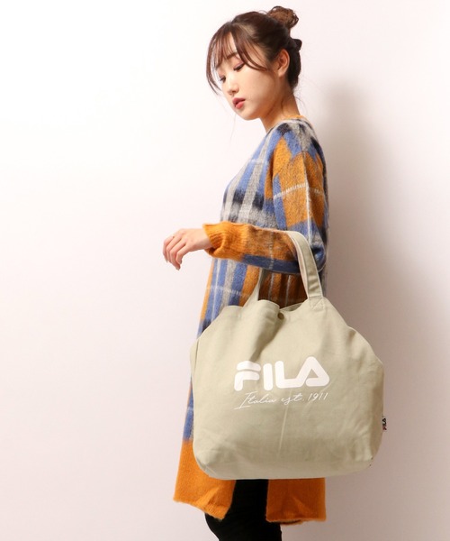 FILA（フィラ） トートバッグ スモーキー2WAYキャンバストート