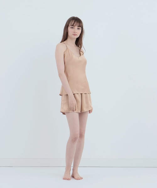 Foo Tokyo パジャマ ルームウェア シルクショートパンツ