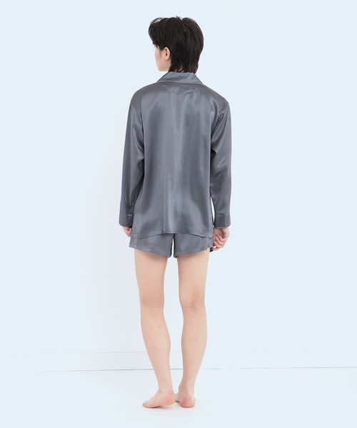 【国内発送】パジャマショートパンツ / シルクツイル Foo Tokyo パジャマ ルームウェア シルクショートパンツ