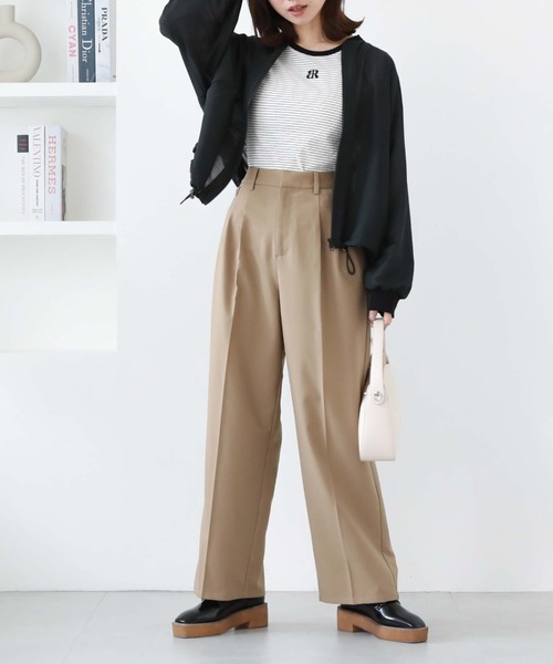 【新品】アタッチメント　タックパンツ ATTACHMENT(アタッチメント) 「SUMMER WIDE PT」2タックパンツ