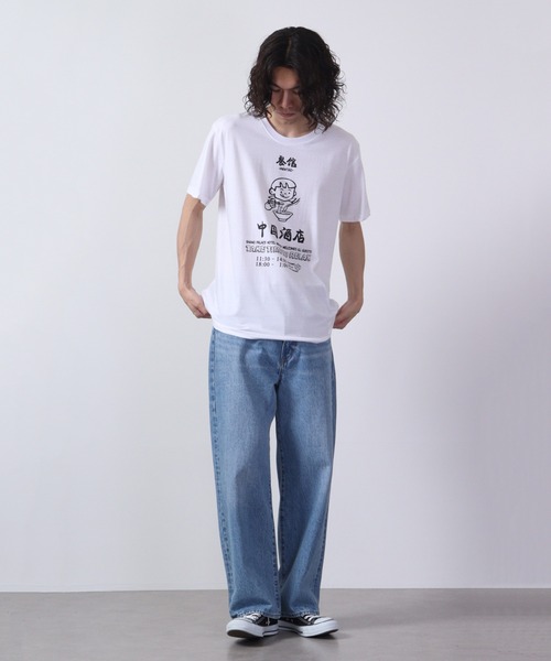 T出品 セール】裾フリル スリムロングT / Ruffled hem slim long T