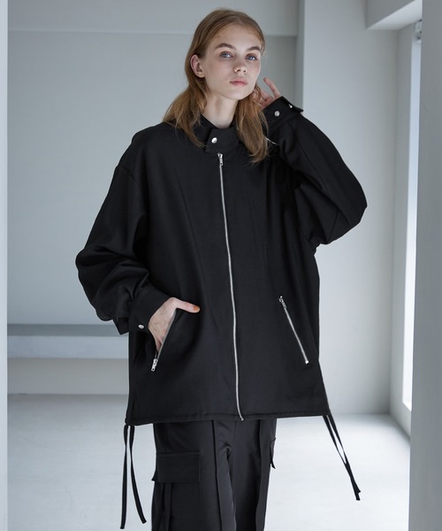 STUDIOUS THE Cashmere wool 2wayスタンドブルゾン SERACE ブルゾン アウター 「SERACE」Loose silhouette stand
