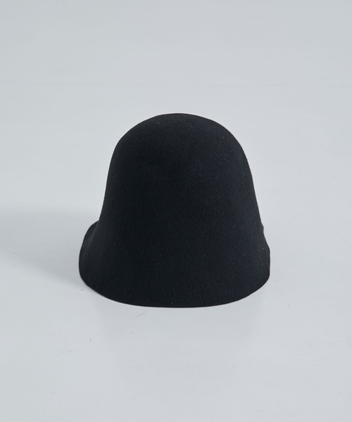 HARUNOBU MURATA 未使用 フェルトハットキャップBLACK IO - MOLDED FELT HAT CAP – HARUNOBUMURATA