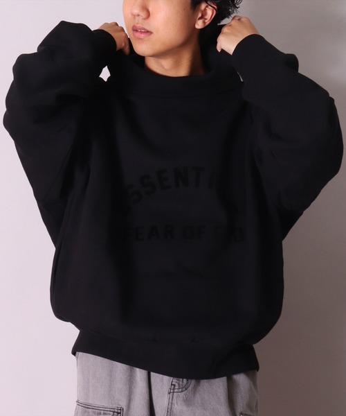 ESSENTIALS FEAR OF GOD フロントロゴ スウェット FOG ESSENTIALS パーカー (CM)「ESSENTIALS FEAR OF GOD