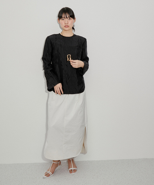 ブラウス シャツ グロッシーTブラウス レディース ADAM ET ROPE' ブラウス シャツ グロッシーTブラウス レディース