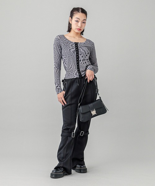 X-girl（エックスガール） パンツ JERSEY BONTAGE PANTS レディース